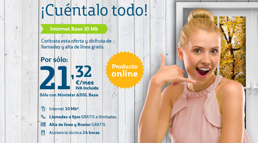 Movistar Internet Base 10mb opiniones