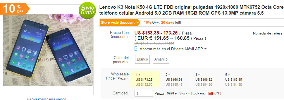 moviles chinos Lenovo 2016