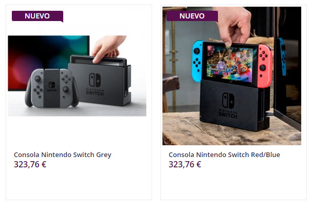 precio nintendo switch