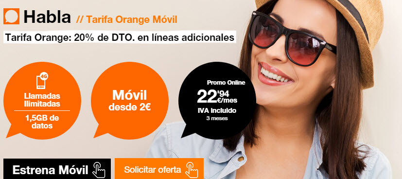 vente a orange con contrato