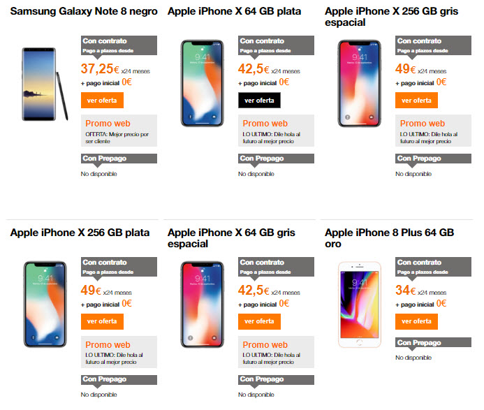 tarifas orange movil