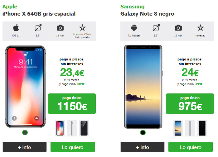 amena moviles precios