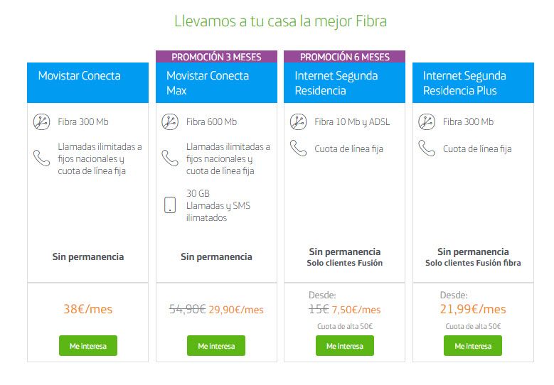 movistar fibra promociones