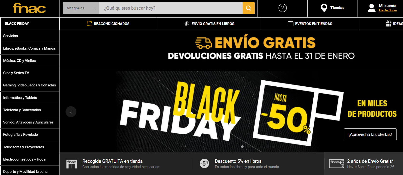 ofertas black friday fnac