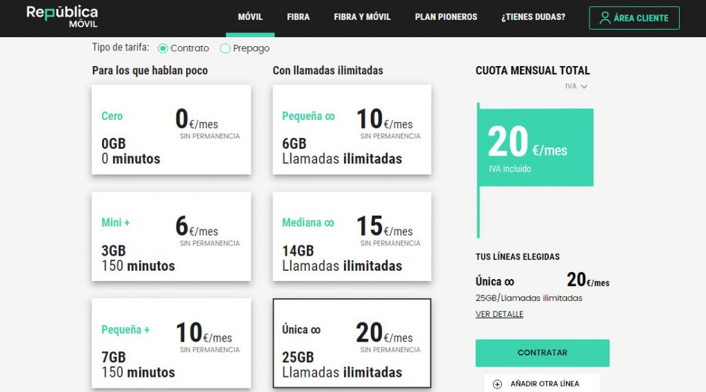 Tarifa Plana Datos Movil Mas Barata