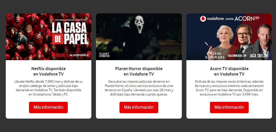 vodafone tv netflix