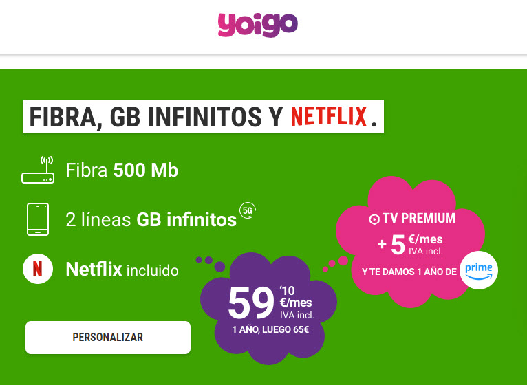 compañías telefónicas fibra y móvil