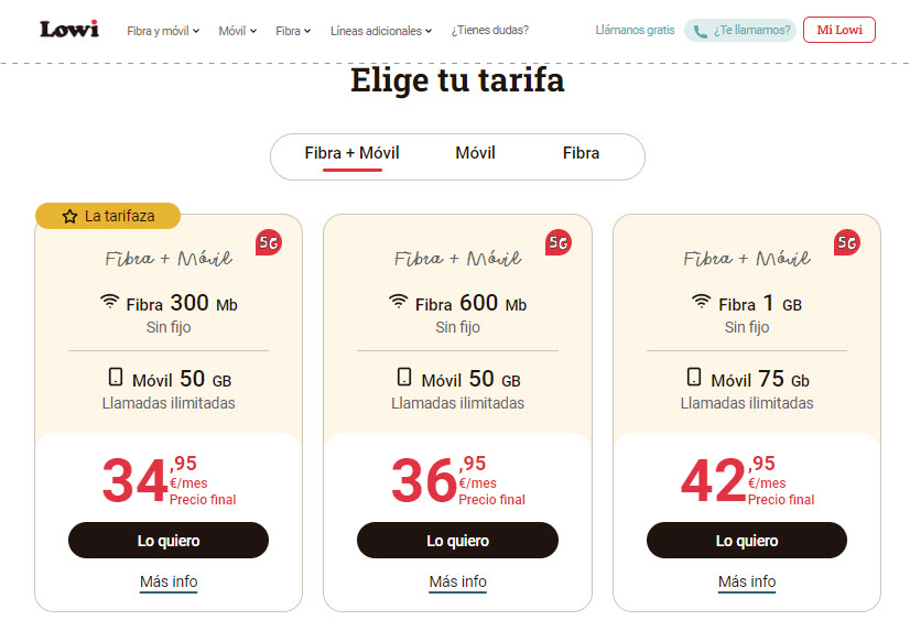 mejores Compañias telefónicas low cost